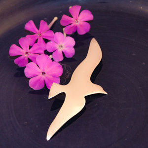 Sterling Silver Seagull Pin Brooch